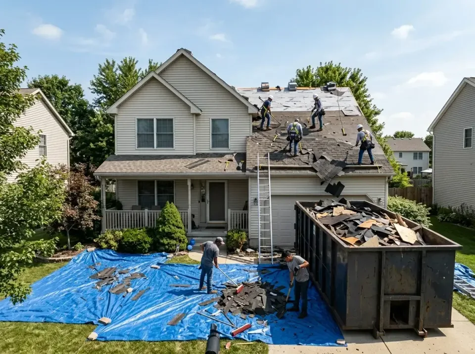 roof-replacement-debris-remova-004 — frequently asked questions, Cheapest Dumpster Rentals in Crownpoint, NM